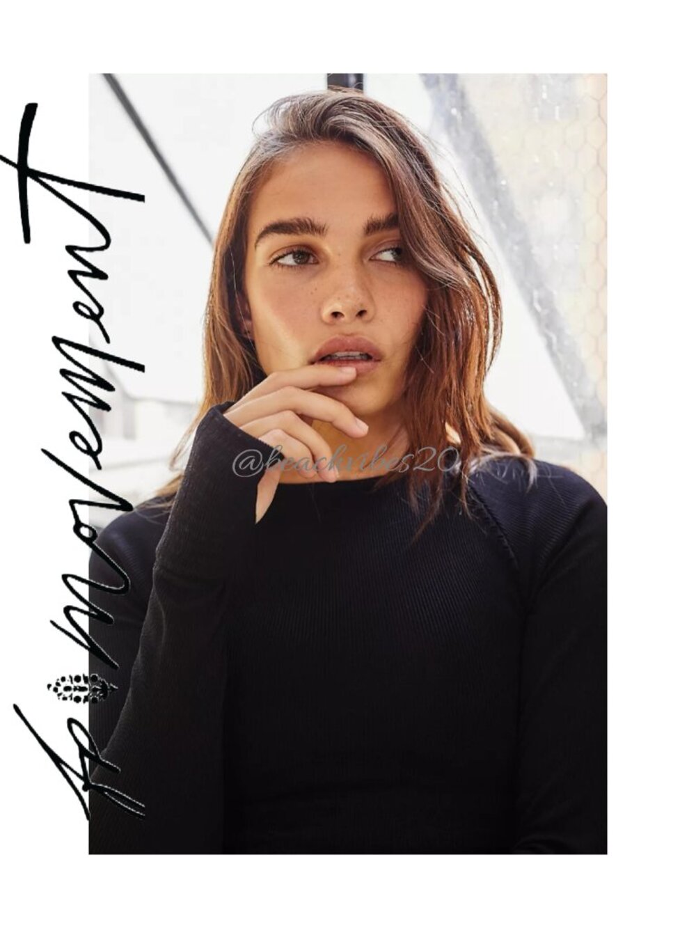 FP MOVEMENT BY FREE PEOPLE Cut It Out Long-Sleeve Black M/L NWOT